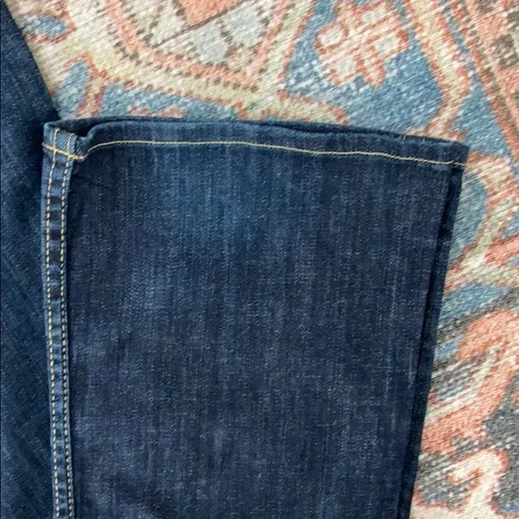 Hudson Denim Dark Rinse Flare Leg Jeans - Picture 4 of 8